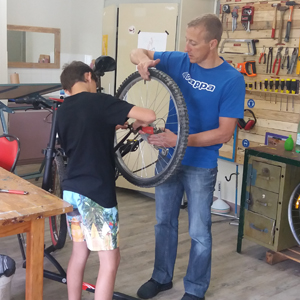 Atelier réparation vélo